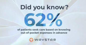 The number of patients who seek care based on knowing out-of-pocket expenses in advance