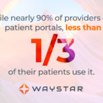 While nearly 90% of providers offer patient portals, less than 1/3 of their patients use it
