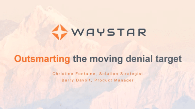 Waystar Tagline On-Demand Webinars | Healthcare Insights | Waystar