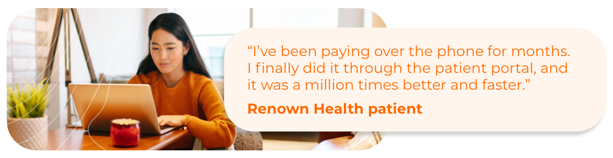 Renown - Patient financial care quote 1