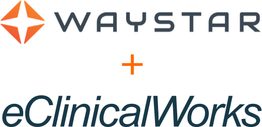 Waystar + eClinicalWorks logos